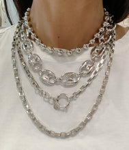 Carica l'immagine nel visualizzatore di Gallery, Collana BUBBLE BIG corta ARGENTO