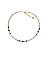 Carica l'immagine nel visualizzatore di Gallery, Collana BLU VELVET CORTA