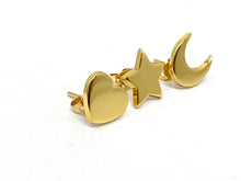 Carica l'immagine nel visualizzatore di Gallery, ORECCHINO MINI LUNA gold