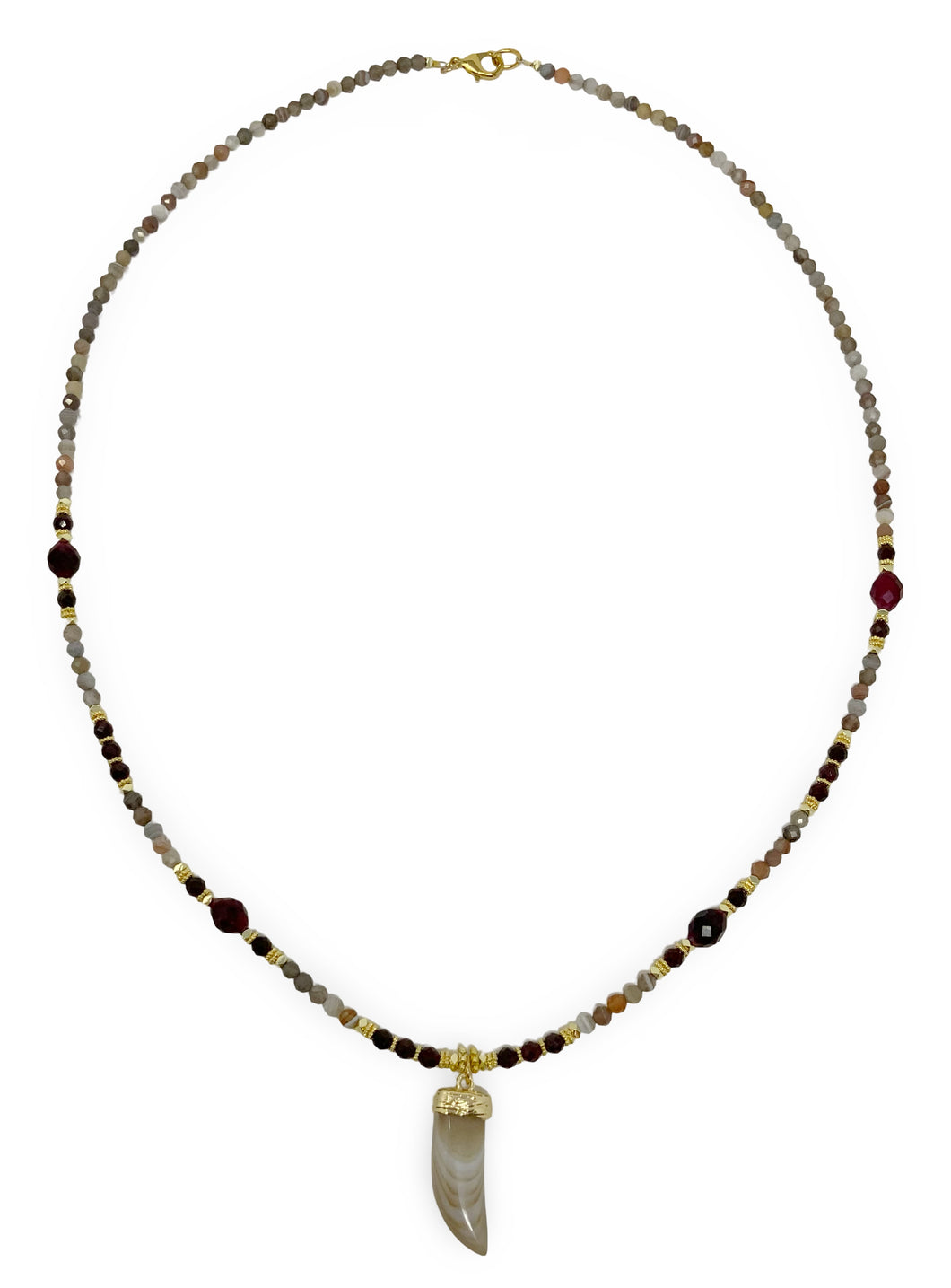 Collana SUNSET STONE CORNO