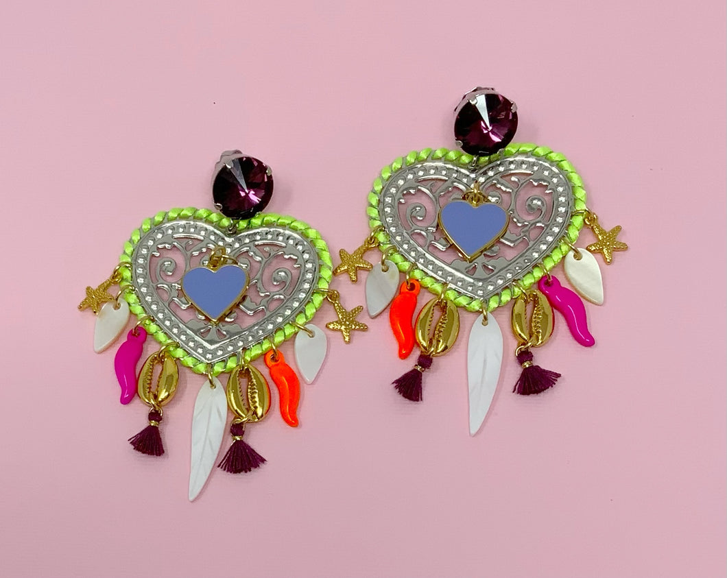 Orecchini FUN LOVE GREEN