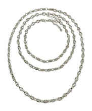 Carica l&#39;immagine nel visualizzatore di Gallery, Collana MINI NAVY 44 CM ARGENTO
