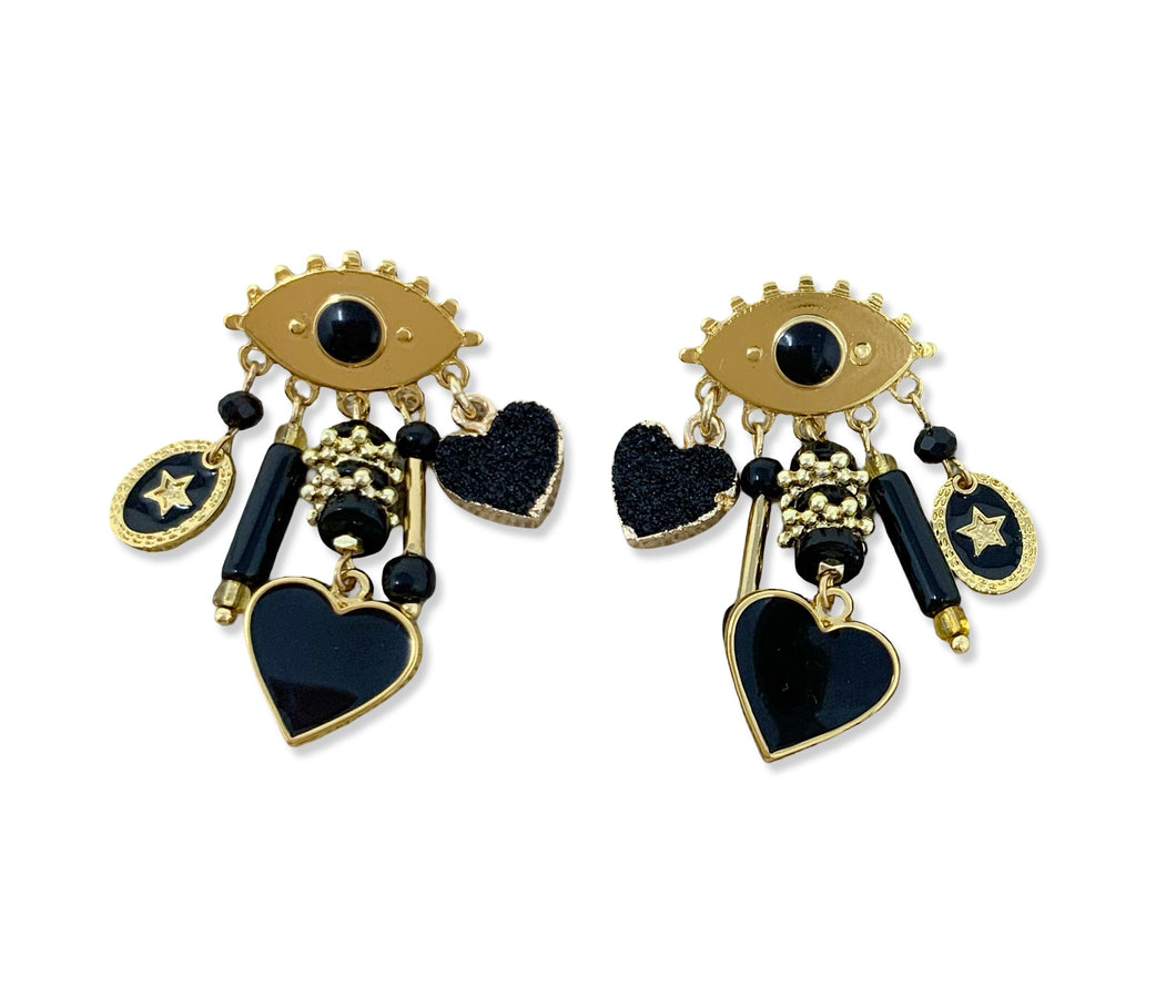 Orecchino MAXI BLACK-EYE