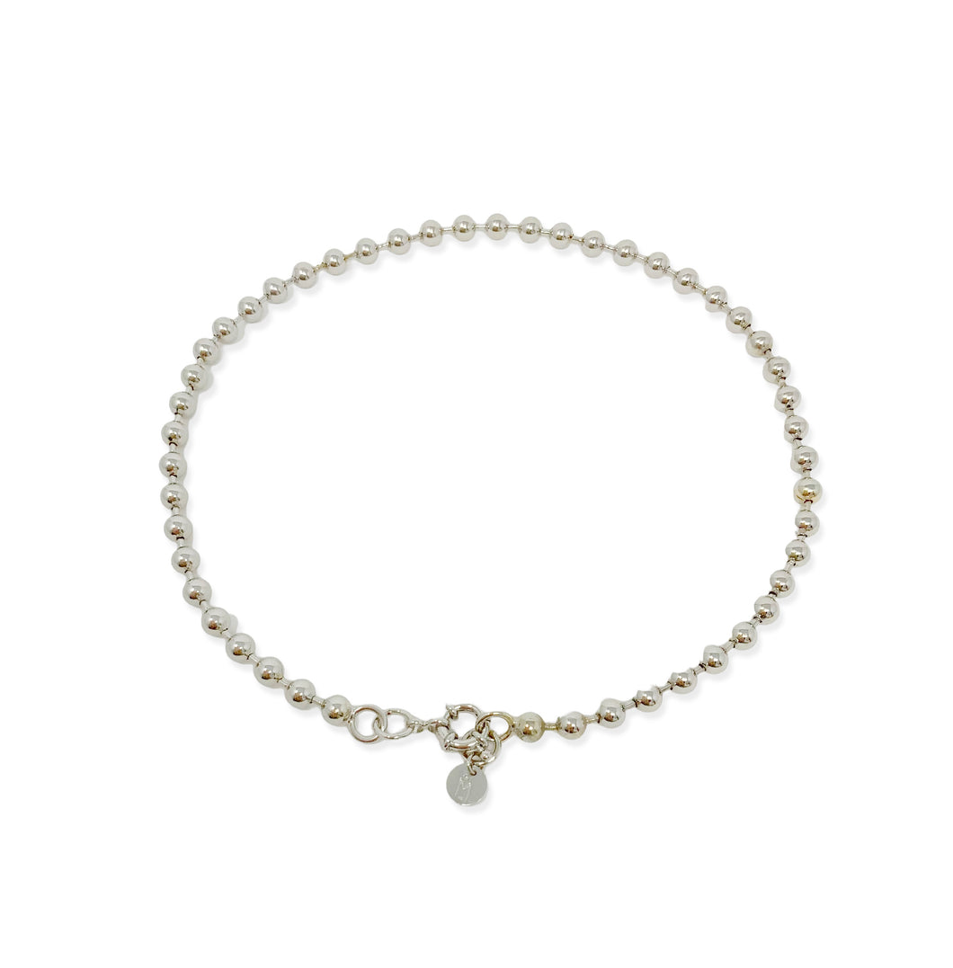 Collana BUBBLE MEDIUM corta SILVER