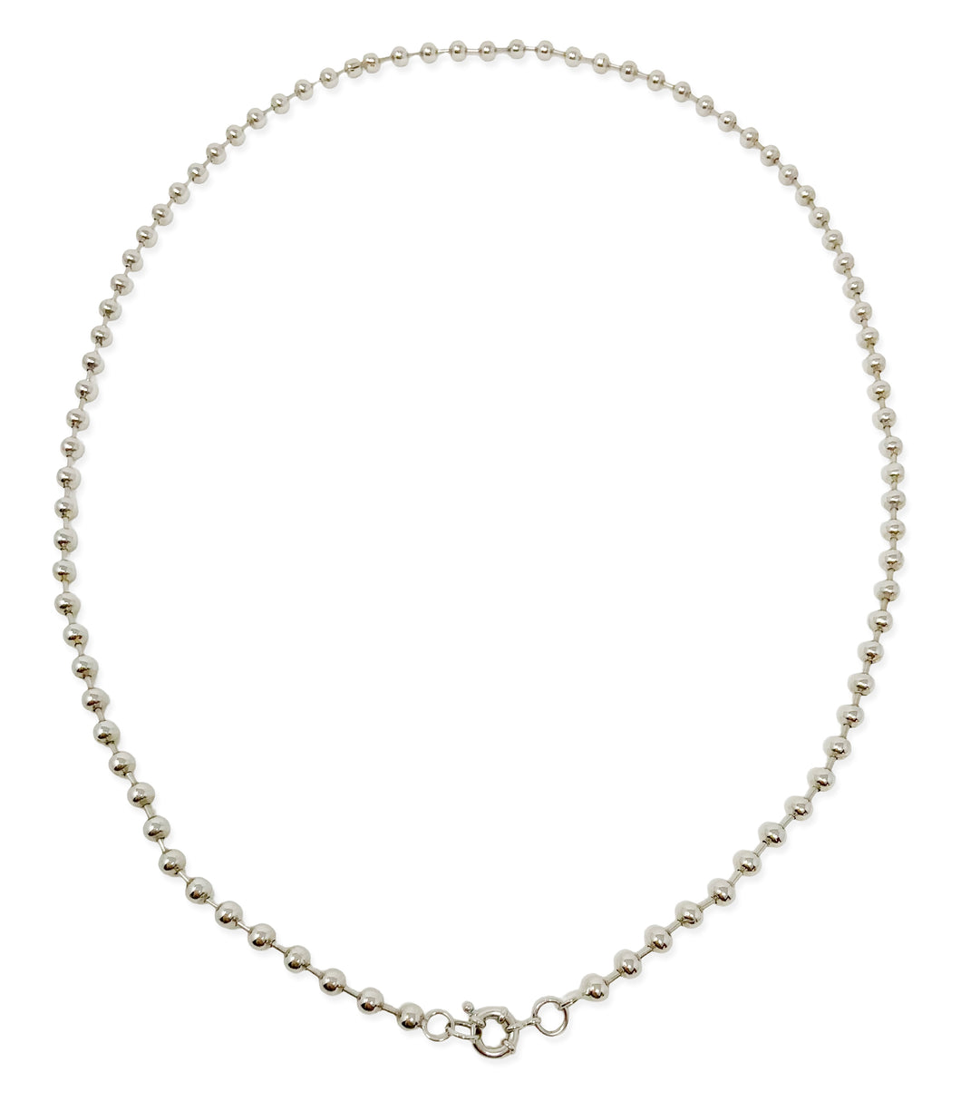 Collana BUBBLE MEDIUM lunga ARGENTO