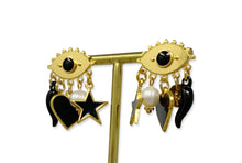 Carica l&#39;immagine nel visualizzatore di Gallery, Orecchini BLACK-EYE
