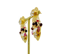 Carica l&#39;immagine nel visualizzatore di Gallery, Orecchini LILY BORDEAUX
