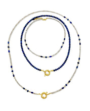 Carica l'immagine nel visualizzatore di Gallery, Collana BLU VELVET CORTA
