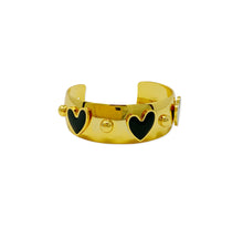 Carica l&#39;immagine nel visualizzatore di Gallery, Bracciale SWEET HEART ORO BLACK
