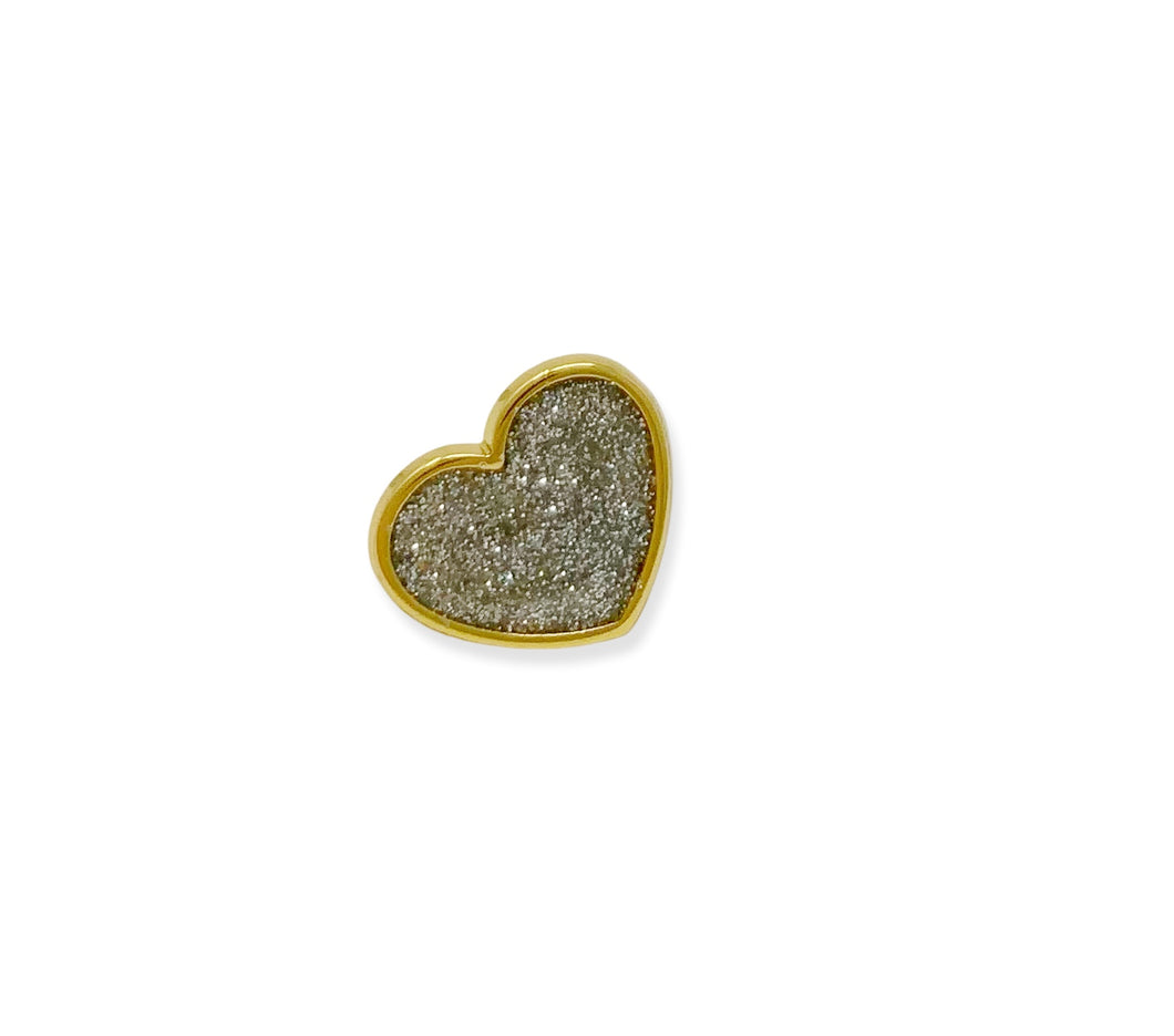 Orecchino MINI CUORE GLITTER