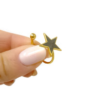 Load image into Gallery viewer, Anello piercing STAR GREY
