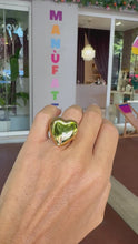 Carica e avvia il video nel visualizzatore di galleria, Anello MINI BUBBLE HEART ORO
