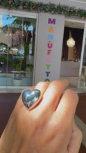 Carica e avvia il video nel visualizzatore di galleria, Anello MINI BUBBLE HEART ARGENTO
