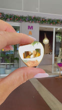 Carica e avvia il video nel visualizzatore di galleria, Anello BUBBLE HEART ORO
