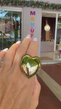 Carica e avvia il video nel visualizzatore di galleria, Anello BUBBLE HEART ORO
