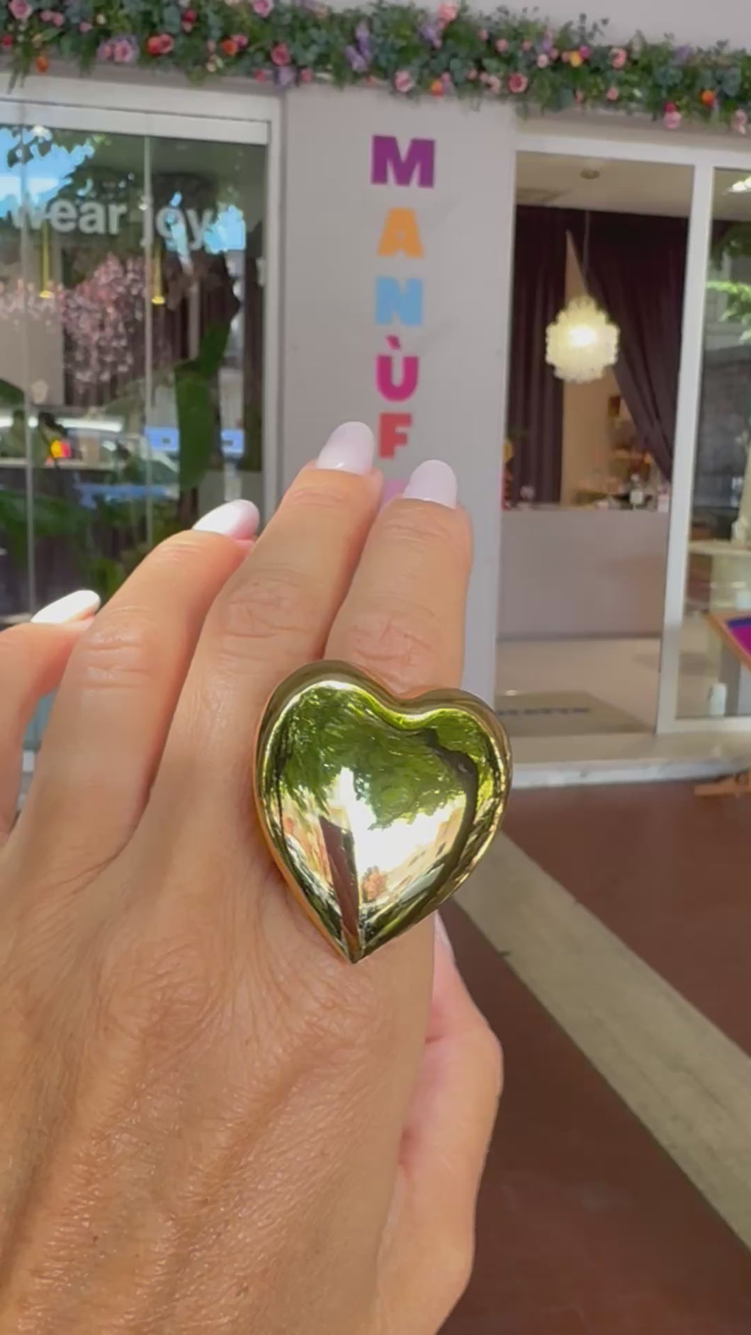 Anello BUBBLE HEART ORO