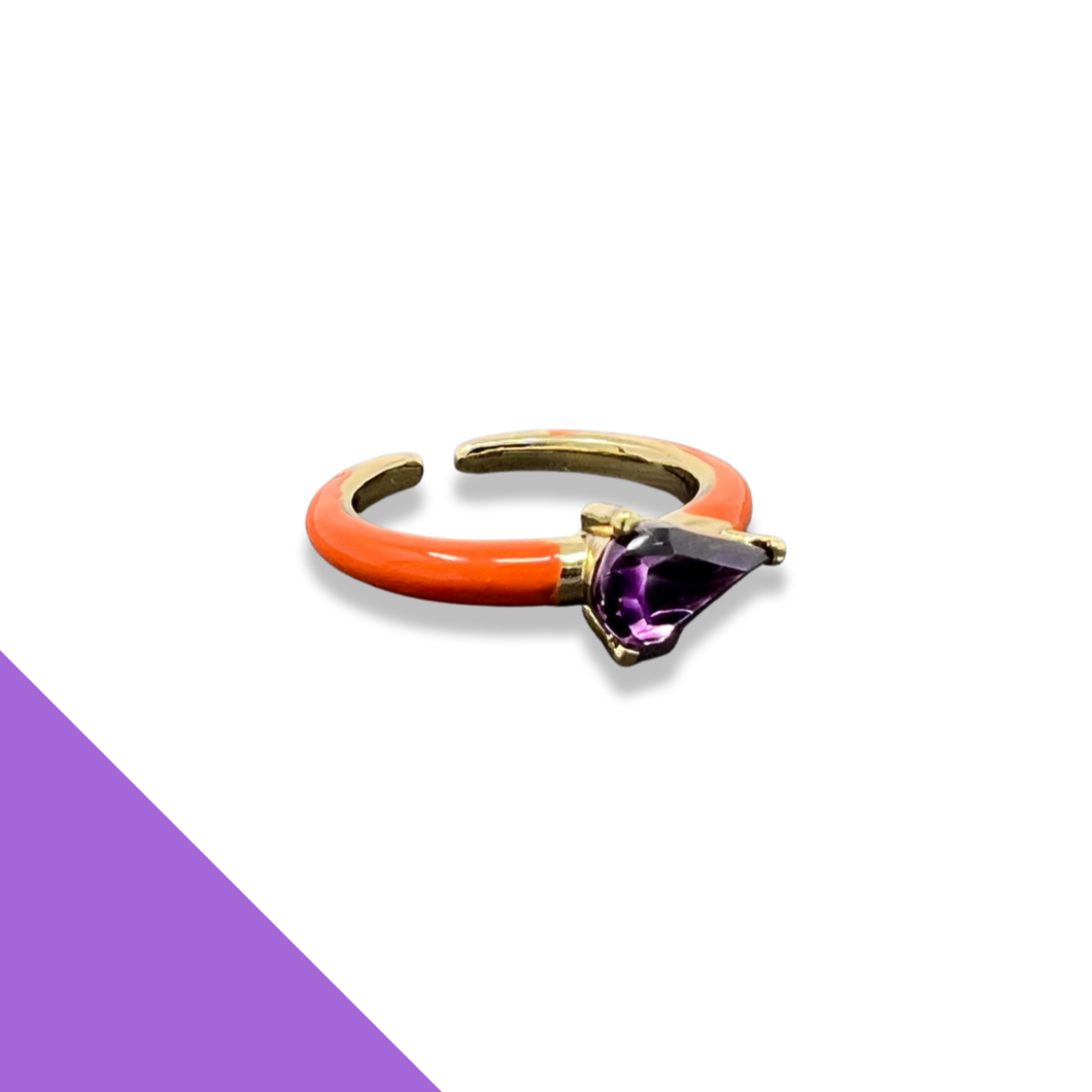Charlotte orange ring